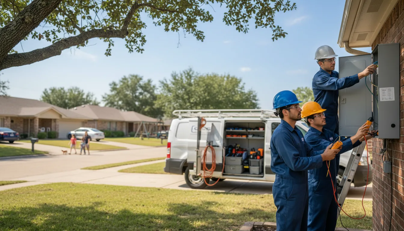 Certified electrician providing emergency electrical services in Columbus, MT